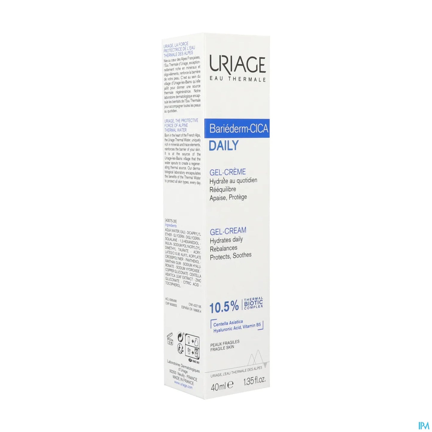 Bariederm Cica Crema Viso Gel Quotidiana 40ml