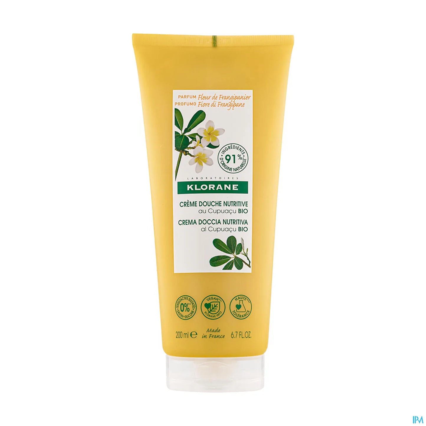 Gel Douche Nutritif Fleur de Frangipani 200ml