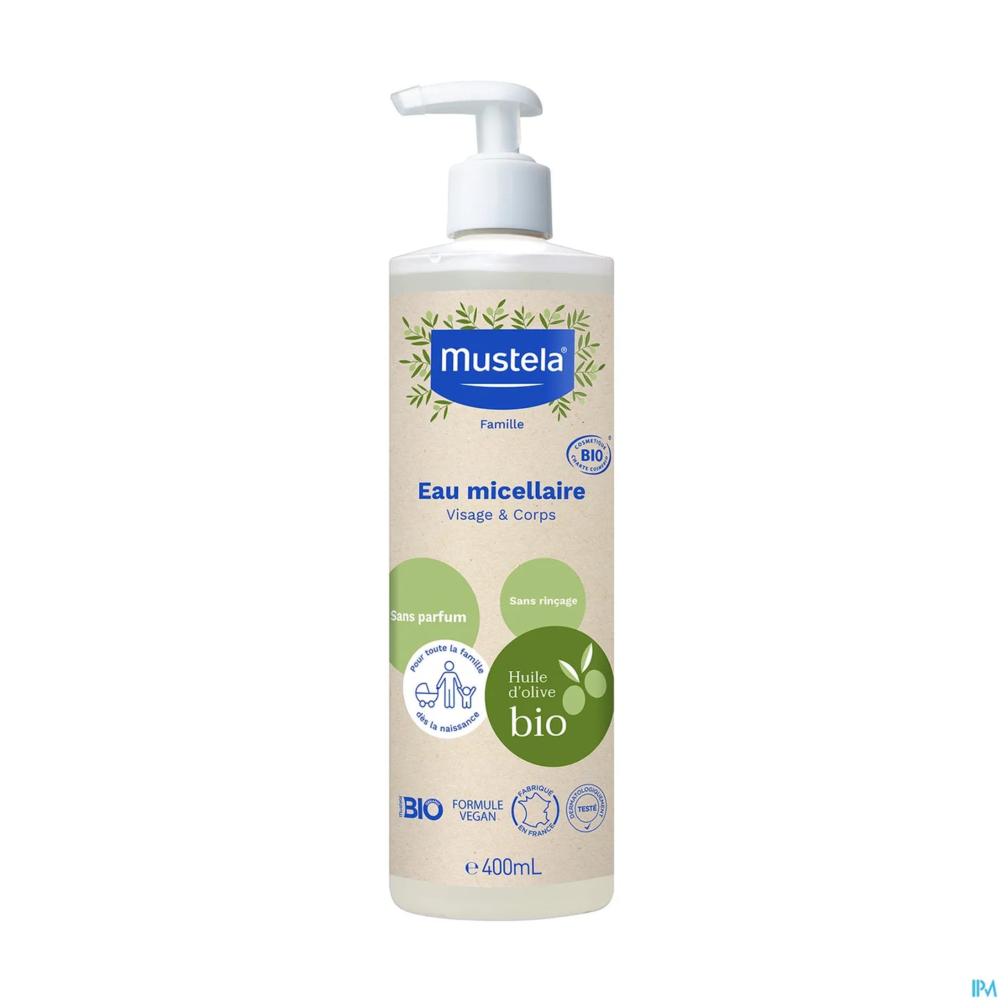 Bio Eau Micellaire Sans Rinçage 400ml