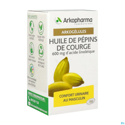 Huile de Pépins de Courge Bio 180 Capsules
