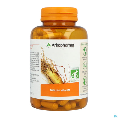 Arkogelules Ginseng Bio 150 Gélules 1560mg de Racine