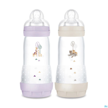 Easy Start Anti-Colic Baby Bottle 320ml Lilac Sand Pack of 2