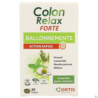 Colon Relax Forte 30 Comprimés