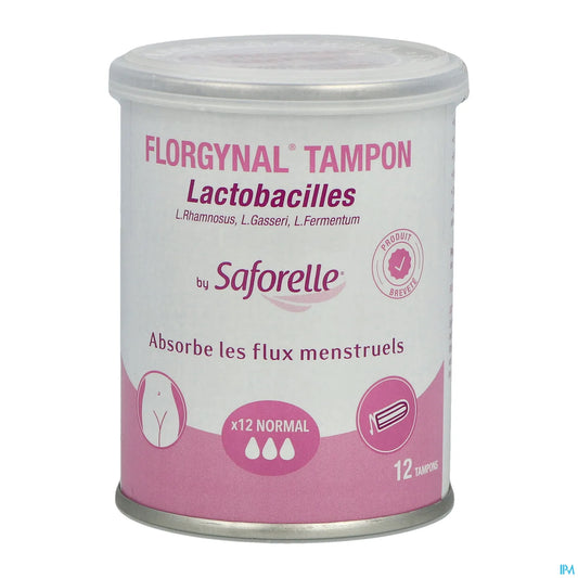 Saforelle Florgynal Probiotic Tampon Normal Box of 12