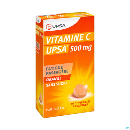 Vitality Vitamin C 500mg Chewable Tablets 30 Units