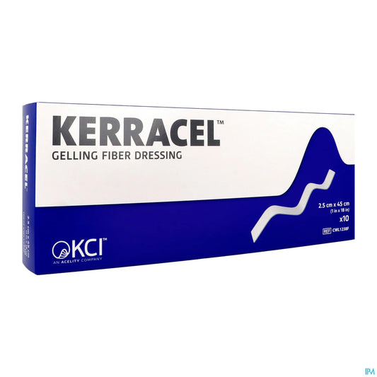 Kerracel Pansement Mèche Fibres Gélifiantes 2,5x45cm 10 unités