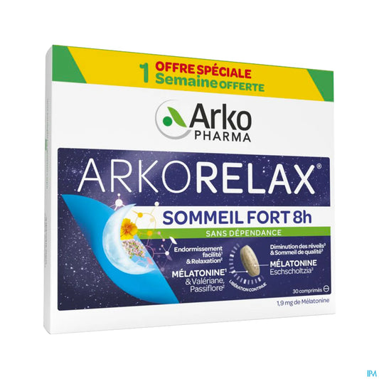 Arkorelax Strong Sleep 8H 30 Compresse