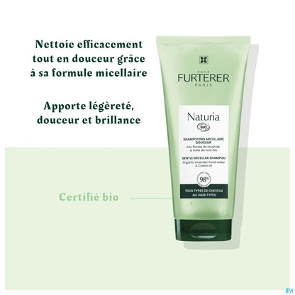 Naturia Shampooing Micellaire Douceur Bio Sans Sulfates 200ml