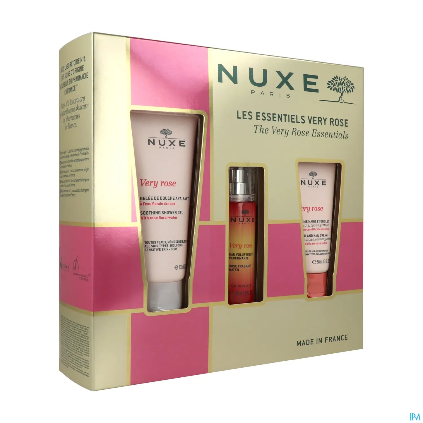 Coffret Very Rose 50 ml 100 ml 15 g