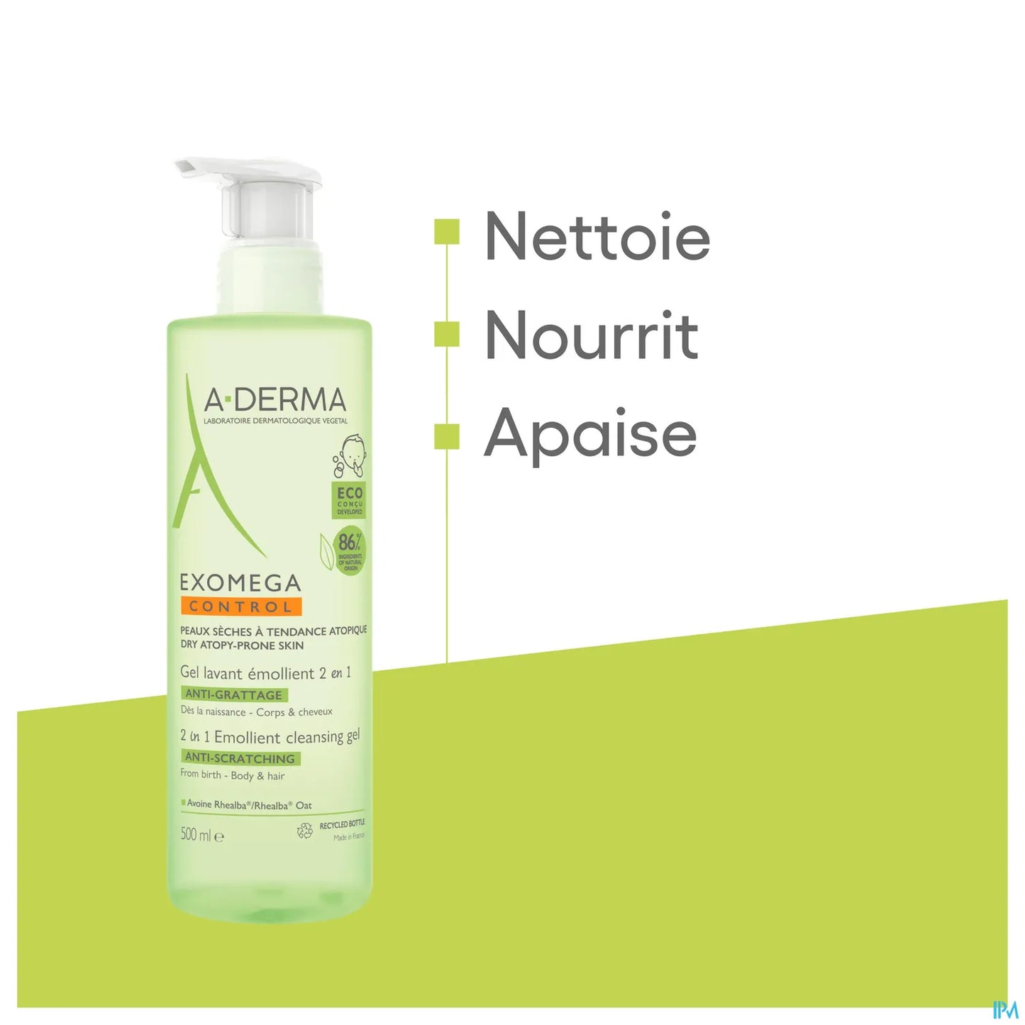 Exomega Control Gel Detergente Emolliente Antiprurito 500ml