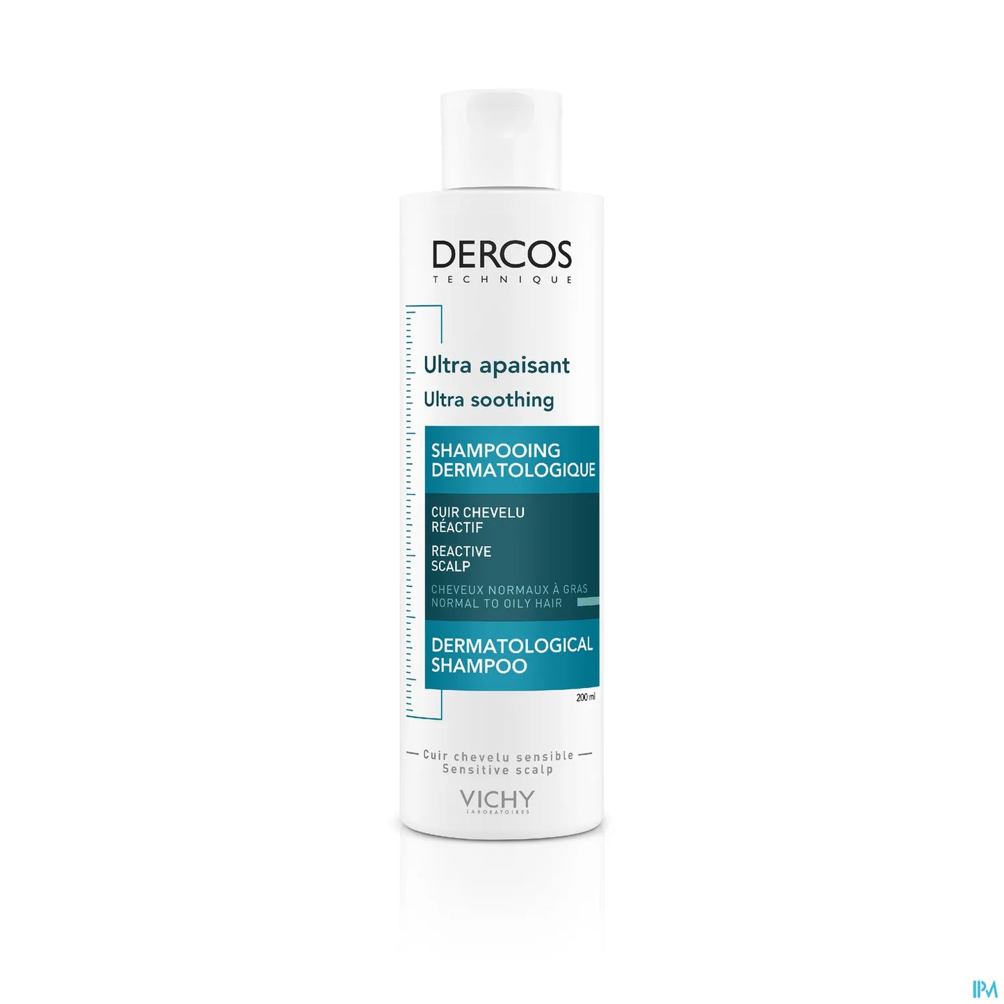 Dercos Ultra Soothing Shampoo Cheveux Normaux à Gras 200 ml