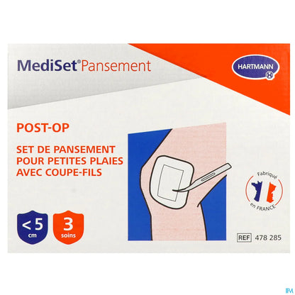Mediset Pansement Post-Op Petites Plaies X3