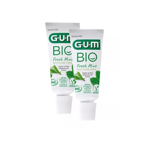 G.U.M Gel Dentifrice Bio Voyage 2x12ml