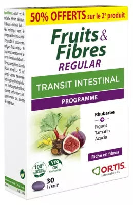 Fruits & Fibres Regular 2 x 30 Comprimés