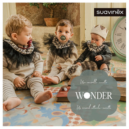Sucette Reversible Wonder Silicone 6-18M Hedge Green